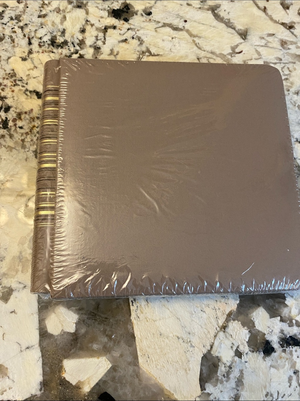 Creative Memories Neutral Taupe Home Accent Photo Album 7x7